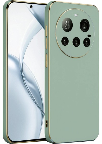 Xiaomi Mi 15 Ultra Kılıf Volet Silikon - Açık YEŞIL-(5796) - M998R475-K68998