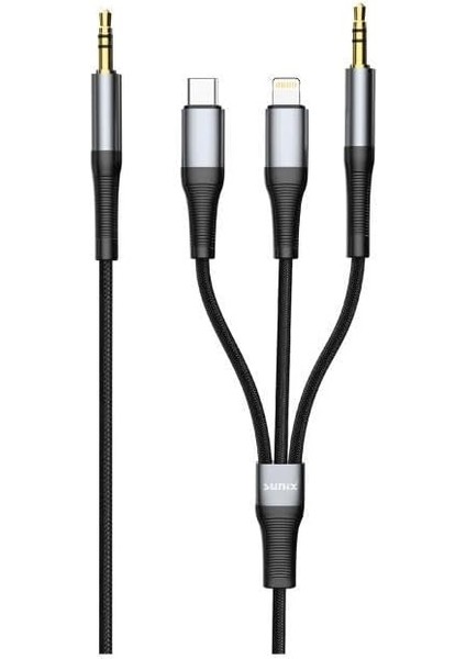 3in1 Aux Adaptör Ac-08