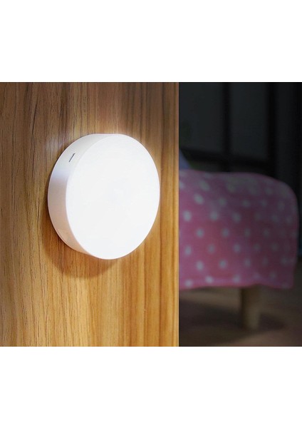 LED Sensörlü Ledli Gece Lambası Şarj Edilebilir, Taşınabilir 4000K Günışığı (2 Adet)