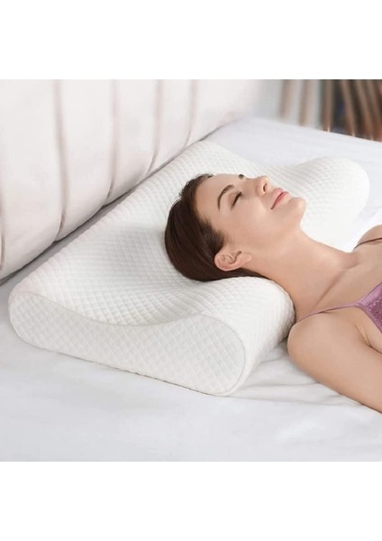 Ortopedik Visko Boyun Yastığı Ortapedik Boyun Yastığı Boyun Düzleşmesi Boyun Için Özel Visco Yastık