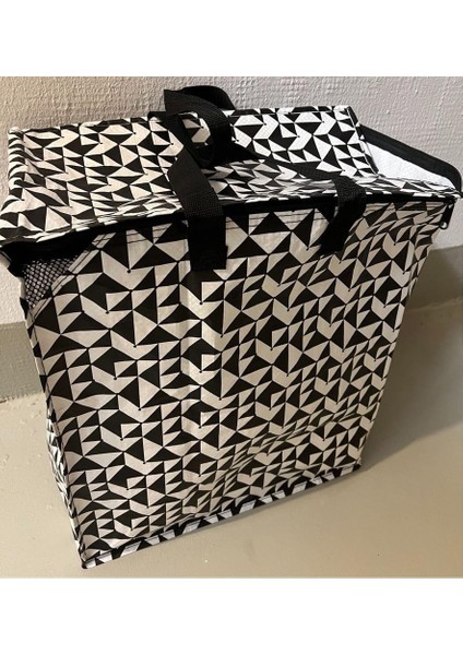 Knalla Çanta Siyah/beyaz; (47 L)