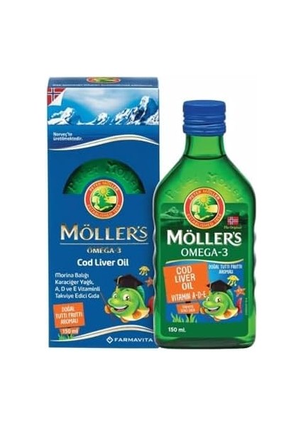 Möller's Omega-3 150ML Tutti Fruttili