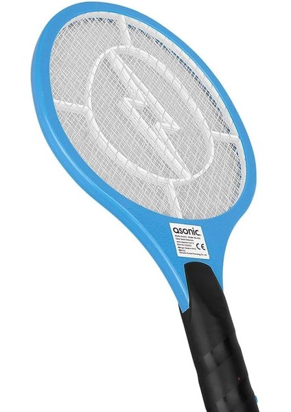 Güncelçarşı Pilli Sinek Öldürücü Raket Elektrikli Pille Çalışan Sinek Raketi, Sinek Öldürücü Yakalayıcı Asonic AS-A22 - Genişlik: 25 Cm, Yükseklik: 45 Cm, Derinlik: 3 cm (1 Adet)