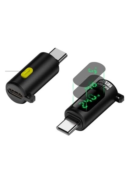 240W Dijital Göstergeli Type-C To Type-C 80GBPS 8K@60Hz ve Hızlı Şarj Mini Otgza modelleri