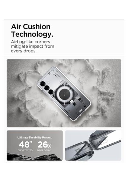 S25 Ince Kılıf Ultra Sararma Karşıtı Duraclear™ Hava Kanalı Teknolojisi™ Askeri Sınıf Koruma Magfit Özellikli Neo One Tasarım Kapak - ACS09470 fiyatları