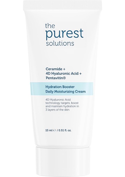 The Purest Solutions 24 Saat Etkili Günlük Yoğun Nemlendirici Cilt Bakım Kremi, Seyahat Boy 15 ml fiyatları