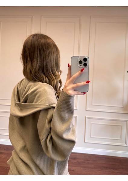 Fermuarlı Triko Takım - Bej fiyatları