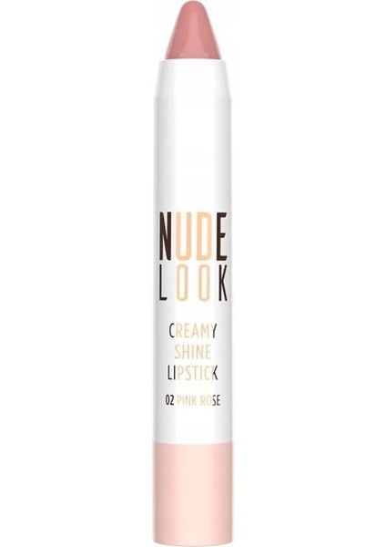 Golden Rose Nude Look Creamy Shine Lips. No:02 Pink Rose 1 Paket modelleri