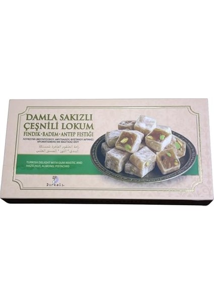 Dırkalı Çeşnili Damla Sakızlı Lokum 250GR fiyatları