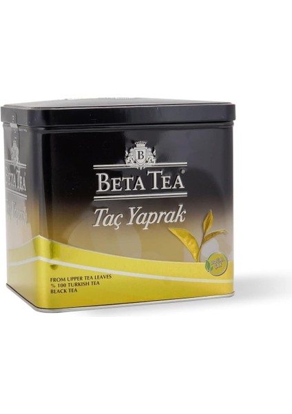 Beta Taç Yaprak Türk Çayı Teneke Kutu 400 gr
