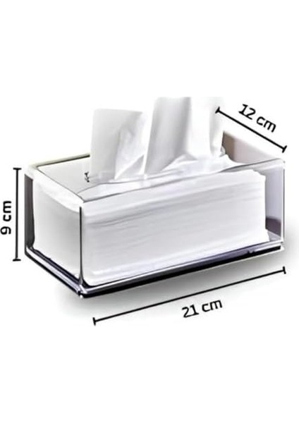 Organizeri Şeffaf Peçetelik Peçete Düzenleyicimendil Peçete Kutusu Koyucu Mendil Kabı (1) modelleri