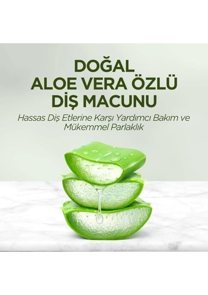 Eyüp Sabri Tuncer Doğal Aloe Vera Özlü Diş Macunu 90 ml - Yeni