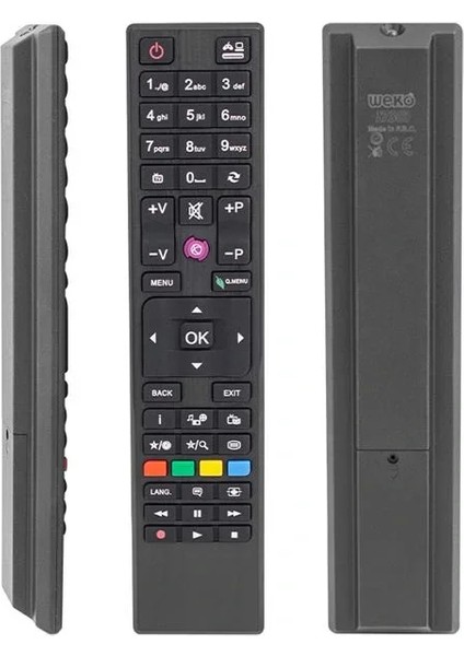 Vestel Seg Regal Kare Göbek Mor Tuşlu LCD LED Tv Kumanda