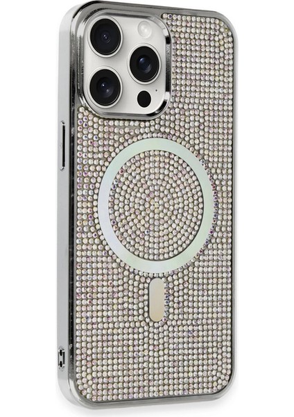 Newface Iphone 14 Kılıf Diamond Kapak - Rainbow