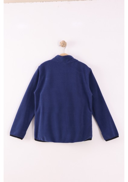 Çocuk Unisex Parmak Geçmeli Polar Ceket