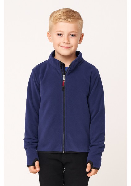 Çocuk Unisex Parmak Geçmeli Polar Ceket indirimleri