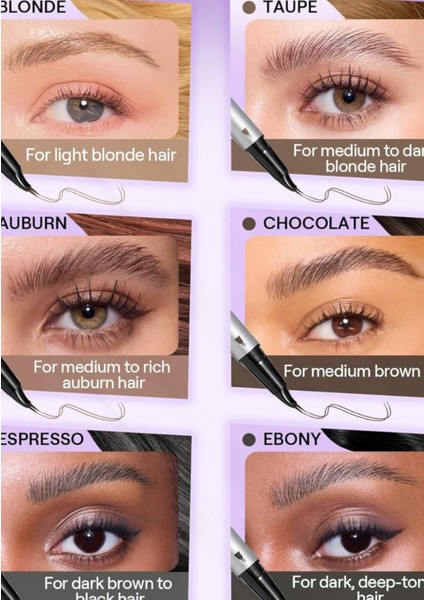 Real Flow Kaş Kalemi ve Jel 2'si 1 Arada modelleri