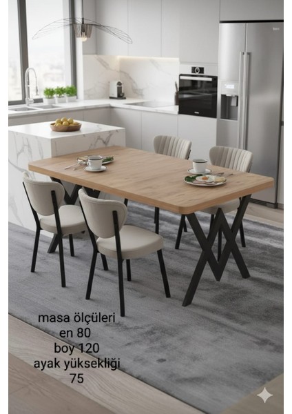 Yemek Masası ve 4 Adet Sandalye