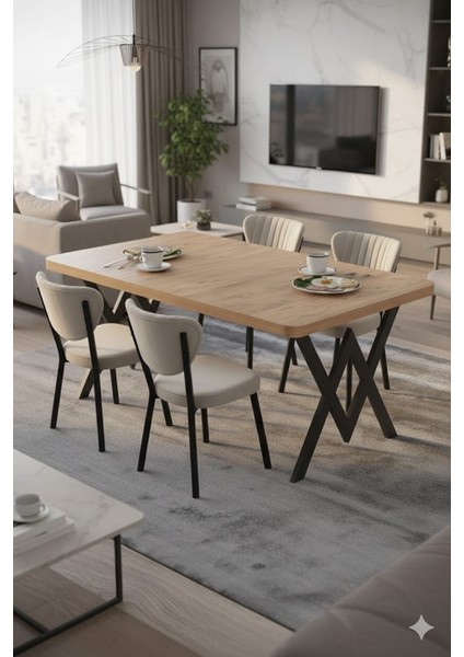Yemek Masası ve 4 Adet Sandalye modelleri