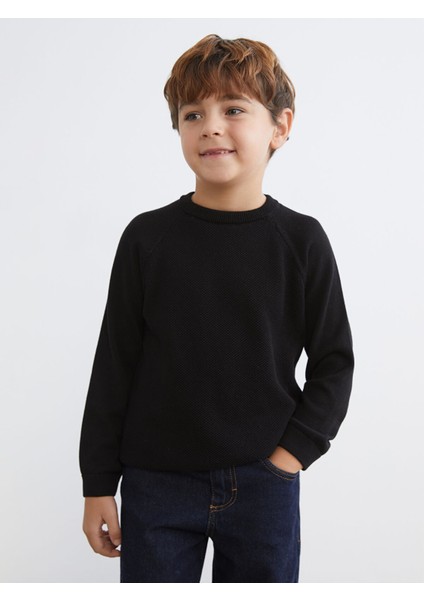 Yeni Sezon Erkek Çocuk Basic Triko Kazak