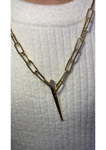 Özel Tasarım Işıltılı Zarif Modern ve Göz Alıcı Görünüm Gold Kolye fiyatları