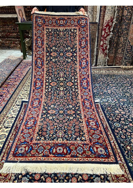 El Dokuma Hereke Halısı Imzalı Yedi Dağın Çiçeği Model Birinci Sınıf Kalite Ebat 210X80 fiyatları