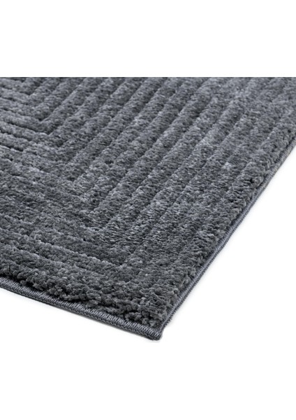 Pandora Yumuşak Peluş Shaggy Gri Çocuk Odası Oturma Odası Salon Mutfak Koridor Halısı Yolluk 1104O indirimleri