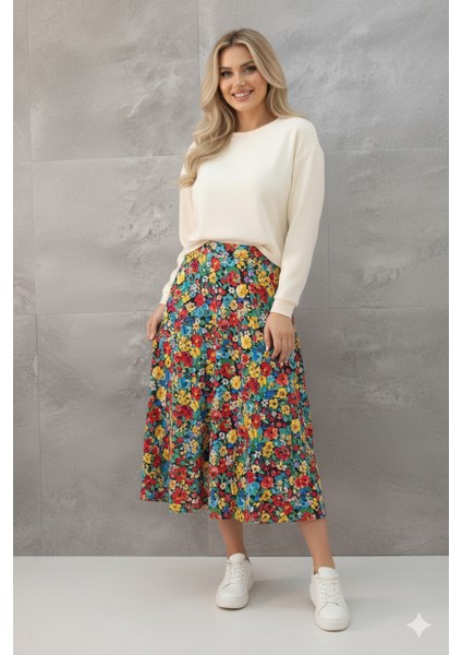 Modal Oversize Dökümlü Tüylenmez Basıc Kadın Sweatshırt fırsatları