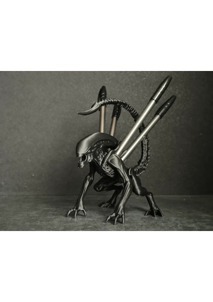 CRAFTSY3D Alien Yaratık Kalemlik/figür – 3D Baskı Dekoratif Masaüstü Düzenleyici