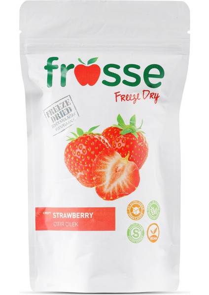 Freeze Dry Kurutulmuş Çilek 200 gr
