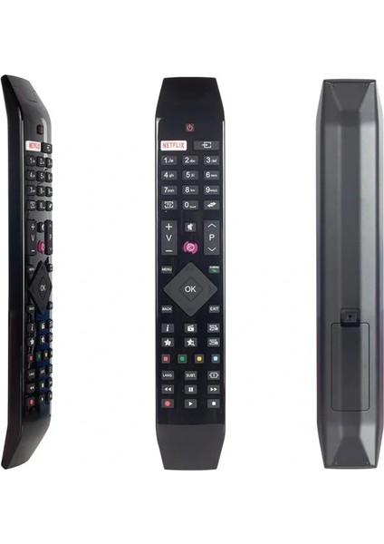 Netflix Mor Tuşlu Yeni Üstü Camlı Model LED Tv Kumanda