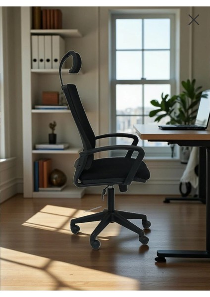 Ev ve Ofis Çalışma Sandalyesi Bilgisayar Koltuğu Yüksek Konfor Krom Ayak - Siyah modelleri