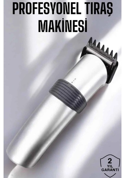 Erkeklere Özel Şarjlı Saç ve Sakal Kesme Tıraş Makinesi Seti