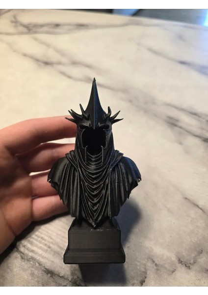 CRAFTSY3D Angmar'ın Cadı Kralı Büstü – Yüzüklerin Efendisi Temalı 3D Baskı Dekoratif Figür modelleri