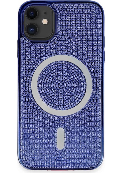 Newface Iphone 11 Kılıf Diamond Kapak - Lacivert