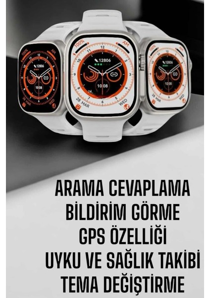 Akıllı Saat Nabız Ölçebilen Yeni Nesil Gps ve Adımsayar Özelliği fiyatları