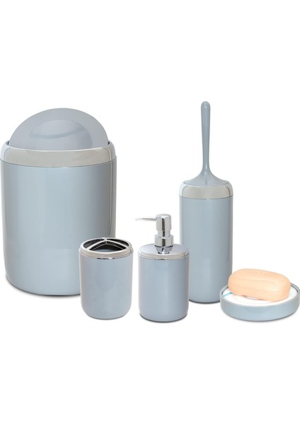 Lima Xl Krom Dekorlu Seti/gri