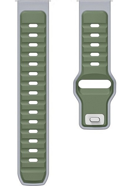 Samsung Galaxy Watch 46MM / 3 45MM / Gear S3 Uyumlu Çift Renk Silikon Kordon Android 22MM Kayış fiyatları