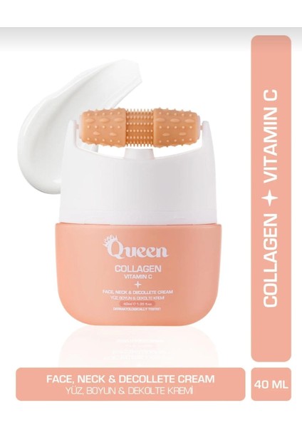 Ice Queen Kolajen + C Vitamini Yüz, Boyun & Dekolte Kremi 40 ml