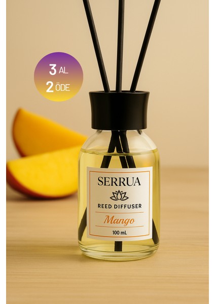 Mango Çubuklu Oda Kokusu Mango Reed Diffuser 100ML