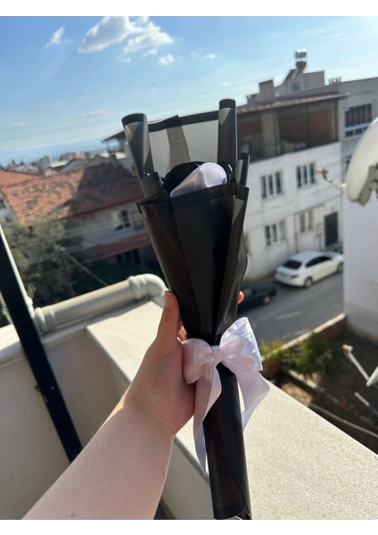 Tekli Taraftar Gül Buketi-Beşiktaş modelleri