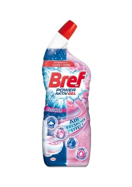 Bref Wc Power Aktiv Jel Çiçek Kokulu Tuvalet Temizleyici 1 x 700 ml , Jel Çiçek 700 ml modelleri
