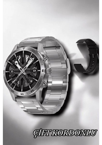 Suya Dayanıklı Dokunmatik Akıllı Saat Bluetooth 5.0, Sesli Asistan ve Sağlık Takibi fırsatları