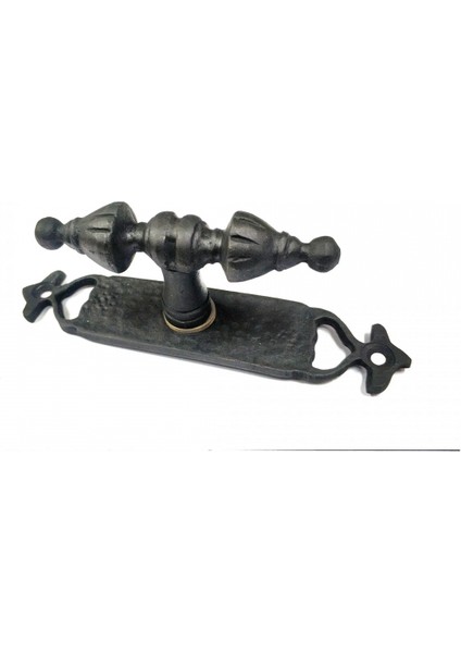 Eco Lounge Antika Tarz Dekoratif Pirinç Burma Pencere Kolu - 152X32 Mm, Oksit