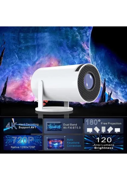 Taşınabilir Android TV Özellikli Projeksiyon indirimleri