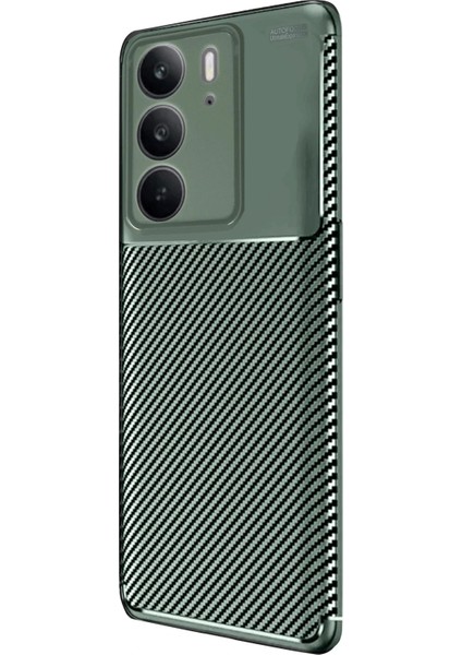 Realme C75 4g Auto Focus Karbon Kapak - Koyu Yeşil fiyatları