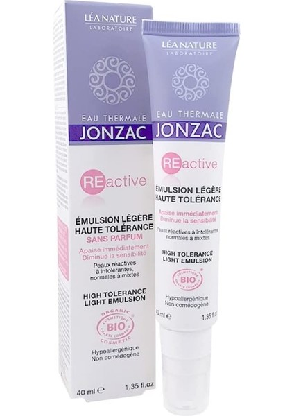 Jonzac Reaktif Yüksek Toleranslı Hafif Emülsiyon 40 ml