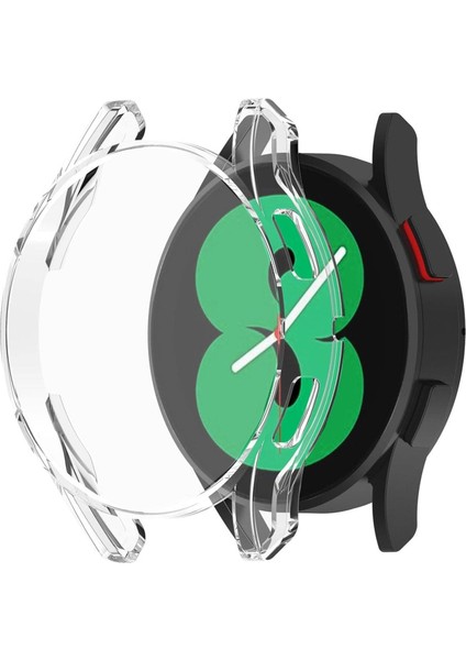 Galaxy 5 44MM Için Kılıf 360 Full Round Soft Silicone Şeffaf [galaxy 5 44MM ile Uyumlu Kılıf - Şeffaf]