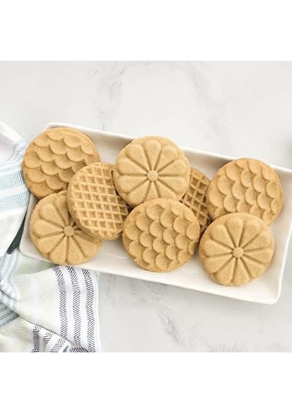 Ware "ımpressionen" Ahşap Saplı Kurabiye Damgası, 3 Farklı Motif fiyatları