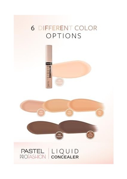 Pastel Profashion Liqiud Concealer Likit Kapatıcı 101 (7 Ml)
